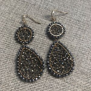 Sparkly beaded Panacea statement earrings
